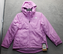 The North Face Dry Vest Freedom Insulated Jacket Youth XL Pink Hooded Fu... - $109.99