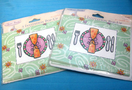 Pop-Up 3D Party Dinner Invitations 8 Cards &amp; Envelopes by Special Moments - $19.62 CAD