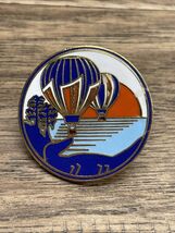 Vintage Travel Hot Air Balloon Lapel Pin Souvenir KG JD - $7.92