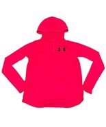 Under Armour Girls Pink  Hooded Loose Fit Heatgear Athletic Shirt Size YXL - $16.41 CAD