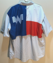 Whataburger Texas Red White Blue Magellan Restaurant Foods Button Shirt 2XL - $45.05