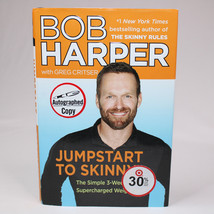 Bob Harper Jumpstart To Skinny Hc Book With Dj Biggest Loser 2013 1st Ed Signed - £11.79 GBP