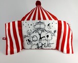 IKEA BUSENKEL Cushion Circus Tent Shape Red/White Pillow 19x15&quot; 505.231.86 - $49.47