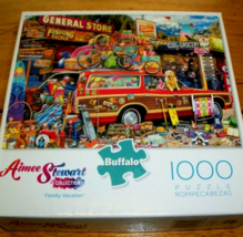 Jigsaw Puzzle 1000 Pcs Family Vacation Station Wagon Aimee Stewart Art Complete - $13.85
