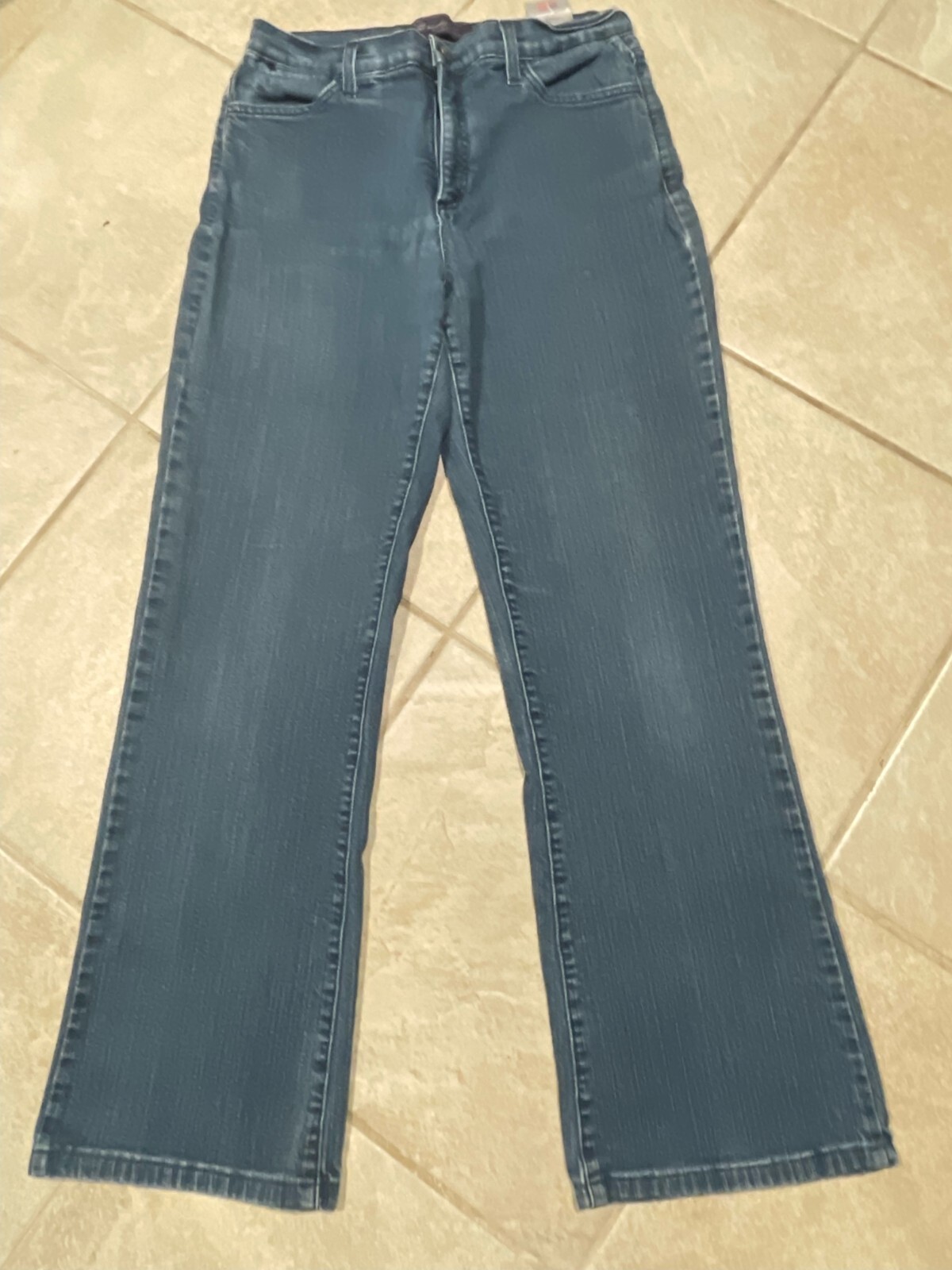 NYDJ Womens Blue Jeans High Rise Bootcut Leg Jeggings Pants 29x29 Size 10 - $22.12