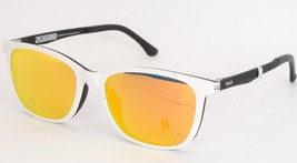 Gafas Únicas PASS P614-152 Blancas/Negras Con Lente Clip-On 53-17-145mm (Notas) - £89.53 GBP