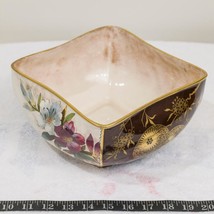 Vintage Royal Doulton England Bone China Gold Rim Floral Bowl jp - £85.84 GBP