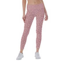 Light and Dark Pink Sunflower Women&#39;s Leggings Size S-5XL Available - £23.69 GBP