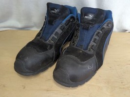 Puma Safety Rio Low Mens Sneaker Black/Blue Size 13M ASTM F2413-11 - $48.37