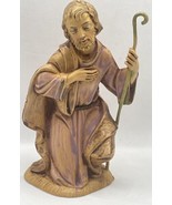 Vintage 1983 Fontanini Depose Kneeling Joseph Nativity Figurine Italy - £8.46 GBP