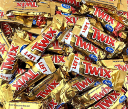 TWIX-BITE Size Caramel Chocolate Cookie-BULK Value Bag In Pounds! Pick Yours Now - £13.49 GBP+