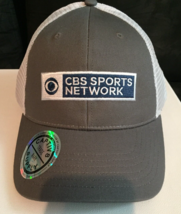CBS Sports Network tucker hat NEW gray/white adjustable back - £11.48 GBP