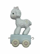 Vintage Precious Moments Enesco Happy Birthday Little Lamb Sheep Train #1 - £11.19 GBP