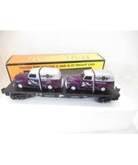 MTH TRAINS RAILKING 30-76002- FLAT CAR W/ERTL D/C PANEL VANS- 0/027- NEW... - €31,74 EUR