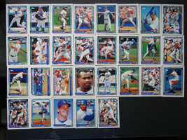 1992 Topps Los Angeles Dodgers Team Set of 29 Baseball Cards - £7.06 GBP