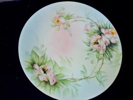 Limoges TRESSEMAN &amp; VOGT-T&amp;V France c1900s, Floral Plate[a4L] - €39,81 EUR