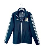 Adidas Warner Soccer 30 Anniv. Small Black Hidden Hood Track Jacket Wind... - €21,49 EUR