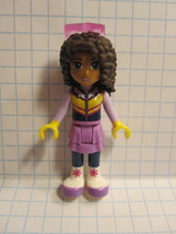 Lego Mini-Figure #frnd219: Friends Andrea w/ Skirt, Ski Vest &amp; Glasses - £1.92 GBP