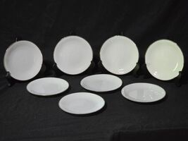 Vintage CROWN BAVARIA 6.25&quot; Dessert Plate ELEGANCE Platinum Trim - Set Of 8 - $39.53 CAD