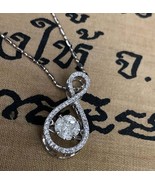 14K White Gold and Diamond Necklace 0.50 CT. T.W. New, Unworn I.G.I. Cer... - $1,736.00 CAD