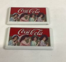 Lot Of 2 Vintage 1988 Coca Cola Magnets  - $9.90