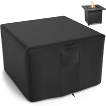 Nupick 30 Inch Square Fire Pit Cover For Tacklife Propane Fire Pit Table, 600D W - £22.86 GBP