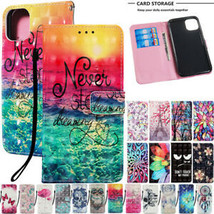 For iPhone 11 Pro Max Hot Patterned Flip Leather Magnetic Wallet Card Case Cover - £47.87 GBP