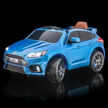 SUPERtrax® Licensed Ford Focus® RS Kids Ride on Car - Nitrous Blue - £319.67 GBP