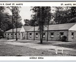 Mezzo Dormitorio Eub Camp S. Mary St.Mary Ohio Oh 1956 Cromo Cartolina A13 - £5.69 GBP
