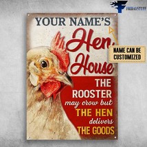 Hen House The Rooster May Crow But The Hen Delivers The Goods Chicken Poster - £12.50 GBP