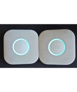 PARTS ONLY |  2 x Google Nest Protect Smoke CO2 Alarm | Wired | Exp 2029/30 - $79.99
