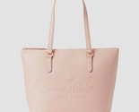 Kate Spade Larchmont Avenue Logo Penny Pink Leather Large Tote WKRU5619 ... - $136.61