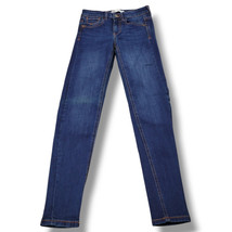 Zara Jeans Size 2 W24&quot; x L27.5&quot; Zara Skinny Jeans Stretch Ankle Jeans Blue Denim - $38.64