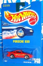 Hot Wheels Mid 1990s Mainline #148 Porsche 930 Red w/ 5SPs - £9.82 GBP