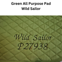 Wild Sailor All Purpose Green English Riding Saddle Pad USED image 3