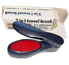NOS Vintage 3 in 1 Travel Brush New in Original Box Made in Hong Kong - ... - £7.86 GBP