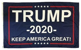 Trump 2020 Keep America Great 5&#39;x8&#39; Flag Nylon - Make a big, bold statement! NEW - £30.48 GBP