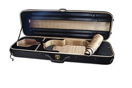 Sky PTVNCW01 Premium 4/4 Full Size Oblong Violin Case, Solid Wood Imitat... - $109.99