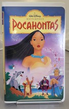 Pocahontas 1996 [VHS 5741] - Walt Disney&#39;s Masterpiece Collection - RARE - £2.97 GBP