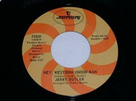 Jerry Butler Just Can&#39;t Forget About You Hey Western Union Man 45 Rpm Record - £12.78 GBP