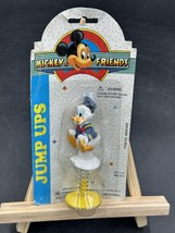 Vintage Disney Mickey’s Stuff For Kids Donald Duck Jump Up Toy yellow bo... - $9.90