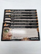 Lot Of (7) Dungeons And Dragons Campaign Cards Mark Of Heroes Set 5 - £46.23 GBP