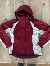 Henri Lloyd Full Zip Windbreaker Jacket Mens XS Red Hooded Reflective - £46.29 GBP