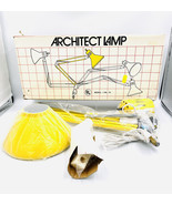 Vintage Rare Wallace Products Yellow Articulating Arm Architect&#39;s Lamp MCM - $1,824.78 MXN