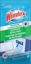 Windex Outdoor Refill Pads for Cleaning Glass, Windows &amp; More ( 2 Count ) - £13.87 GBP