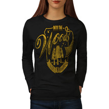 Wellcoda Into The Woods Womens Long Sleeve T-shirt, Forest Casual Design - £18.90 GBP