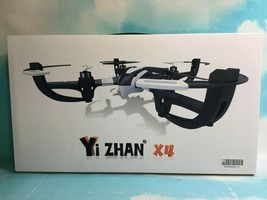 Yi Zhan X4 New Design Quadcopter Drone LCD Transmitter 2 Batteries Black... - $31.63