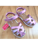Nina Toddler Girls Dallina-T Ankle Strap Round Toe Caged Sandals Pink To... - $27.97 CAD