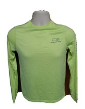 Vineyard Vines Performance Kids Large Green Long Sleeve Jersey - £14.24 GBP