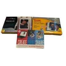 Photo Paper Lot Kodak JetPrint HP 4 X 6 Premium Inkjet Canon Epson Print... - £12.98 GBP